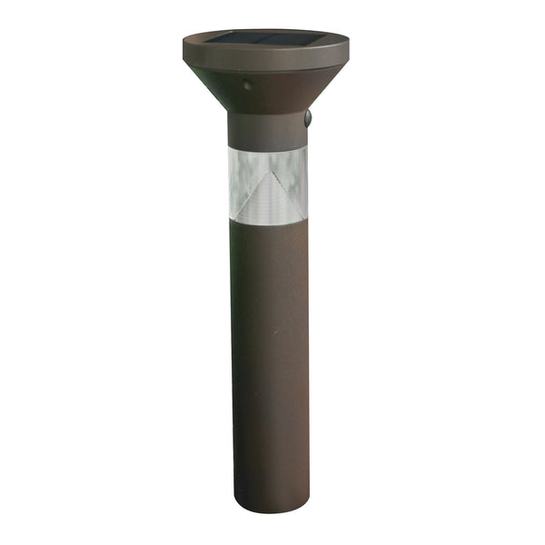 feit electric 12 in. OneSync Landscape Bronze Solar Bollard Light