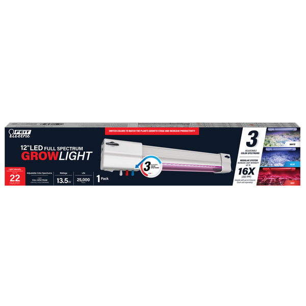 Feit Electric 12 In. Vertical Mount Full Spectrum LED Grow Light