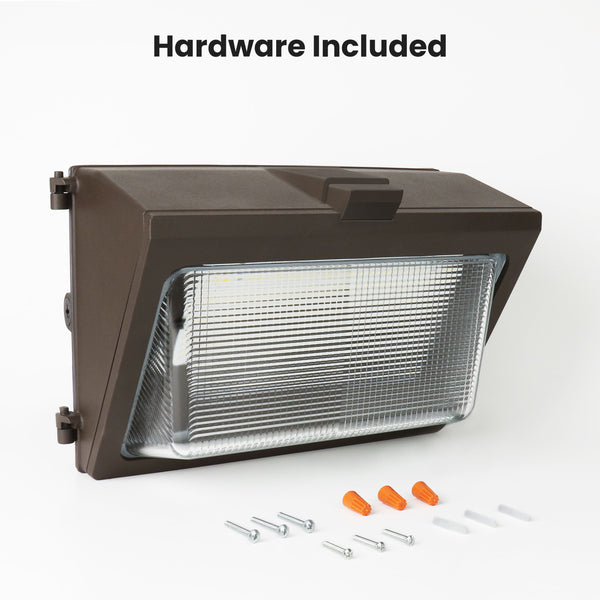 Feit Electric 12000/8000/4000 Lumen Adjustable White Commercial Motion Wall Pack Light