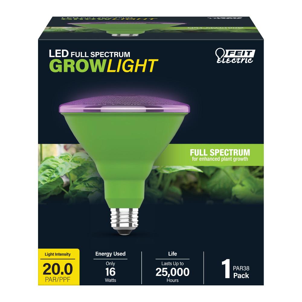 Feit Electric 16W PAR38 E26 Base LED Plant Grow Light Bulb