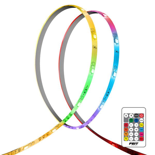 Feit Electric 20 Ft. LED Color Chasing And Tunable White Tape Light With Remote