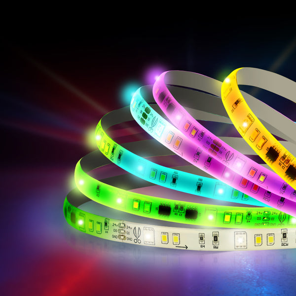 feit electric 20 ft. Smart Color Chasing and Tunable White Strip Light with Remote