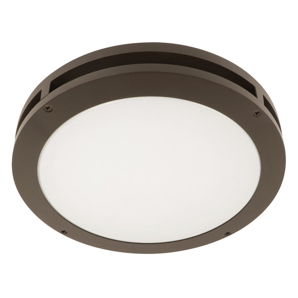 feit electric 2000 Lumens Bright White (4000K) Ceiling Canopy Light Bronze