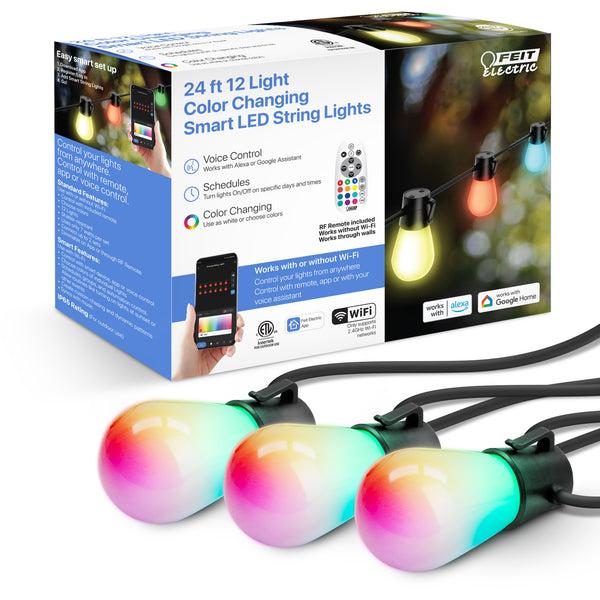Feit Electric 24 Ft. Color Changing Smart LED String Lights