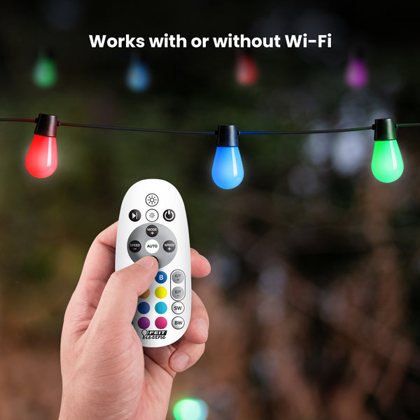 Feit Electric 24 Ft. Color Changing Smart LED String Lights