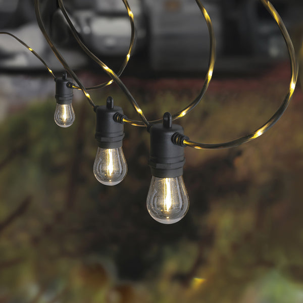 feit electric 24 ft. Soft White (2700K) LED Firefly Cord String Lights with Remote