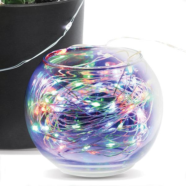 feit electric 30 ft. Silver Wire RGB Fairy String Light