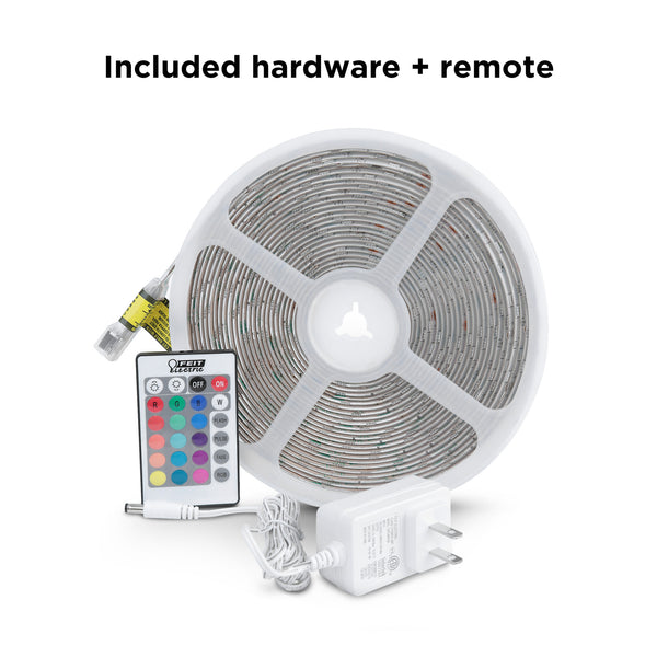 Feit Electric 32 Ft. Color Changing LED Strip Light With Remote