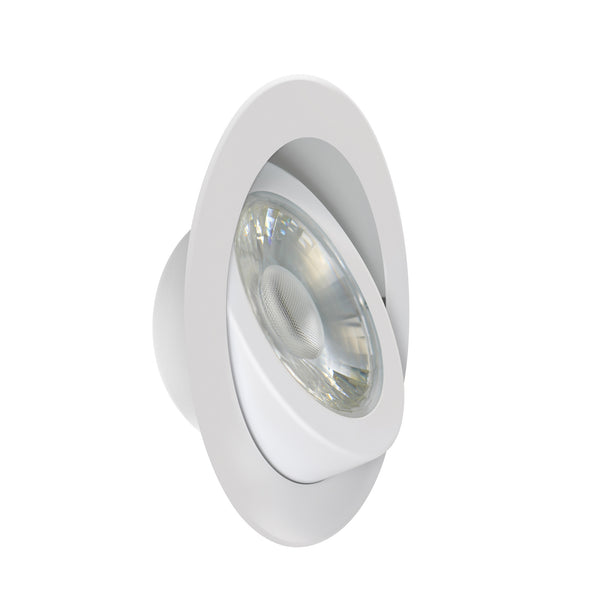 feit electric 4 in. 11W (50W Replacement) Selectable White (5CCT) Tethered J-Box Adjustable Angle Recessed LED Downlight
