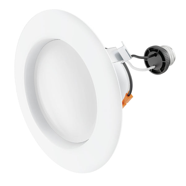 feit electric 4 in. 75W Replacement Adjustable White Enhance Dimmable LED Recessed Downlight (4-Pack)