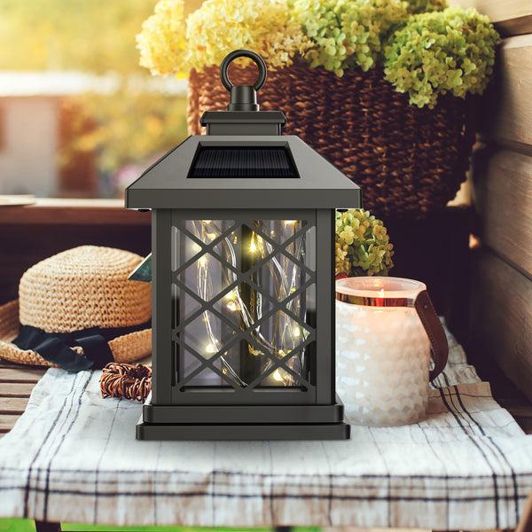 Feit Electric 4 In. Square Solar Powered Outdoor Fairy Lantern