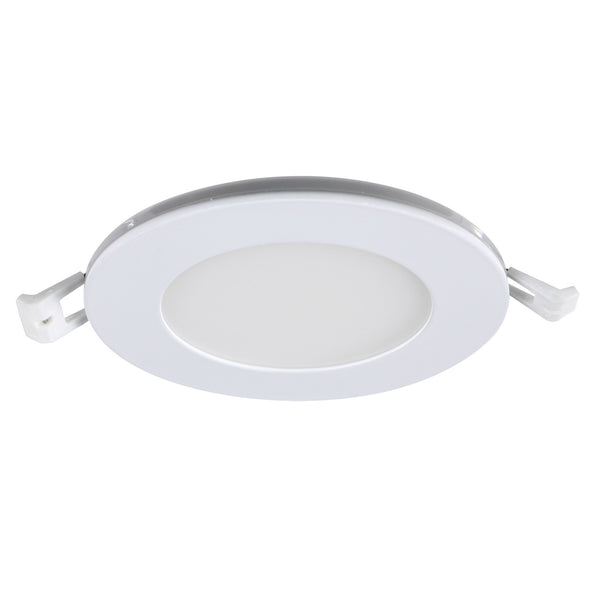 feit electric 4 in. Tethered J-Box Adjustable White LED Downlight With Night Light Mode