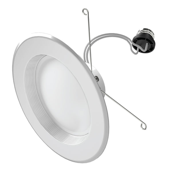 feit electric 5/6 in. 75W Replacement Adjustable White Dimmable LED Recessed Downlight (6-Pack)