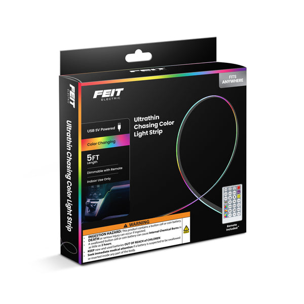 Feit Electric 5 Ft. Super Thin Dynamic Color Accent Light With Remote