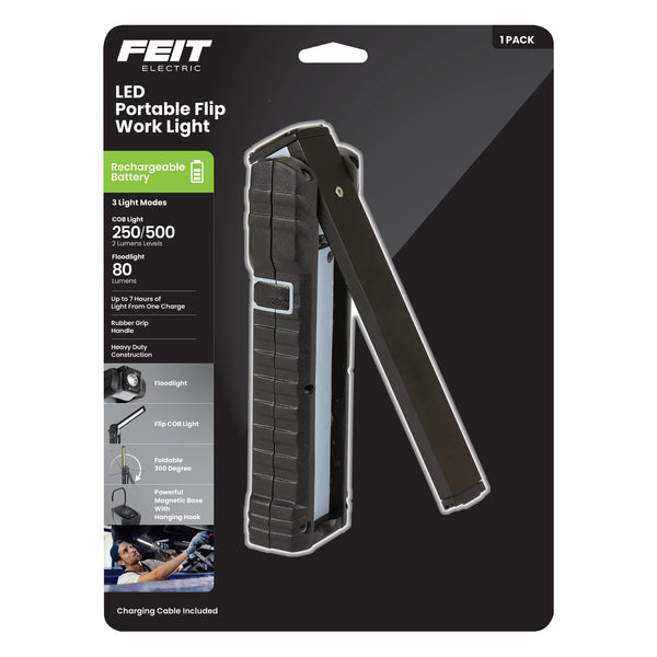 Feit Electric 500 Lumens Rechargeable Handheld LED Work Light