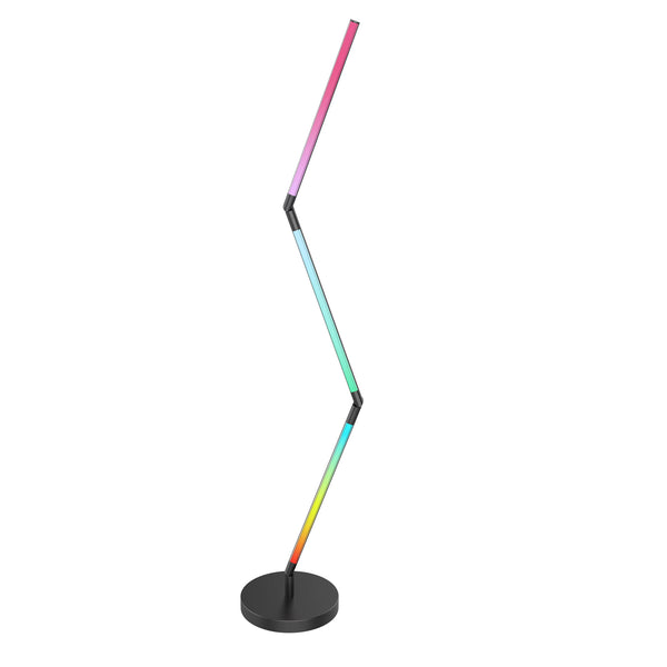 feit electric 52 in. Smart Multi-Color Folding Floor Lamp with Chasing and Music Sync