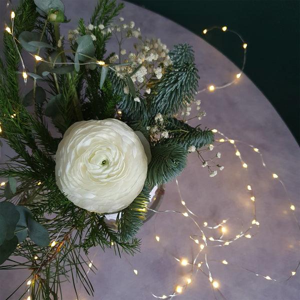 Feit Electric 6 Ft. Color Changing Silver Wire Fairy String Light