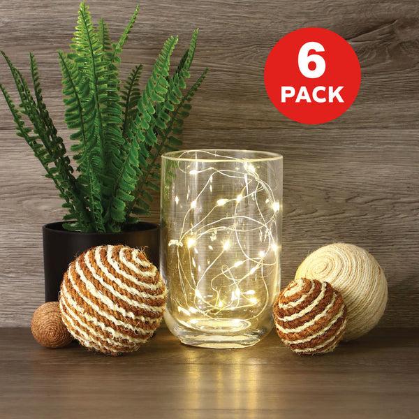 Feit Electric 6 Ft. Silver Wire Fairy String Light (6-Pack)