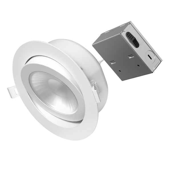 feit electric 6 in. Adjustable White Adjustable Angle Recessed LED Downlight