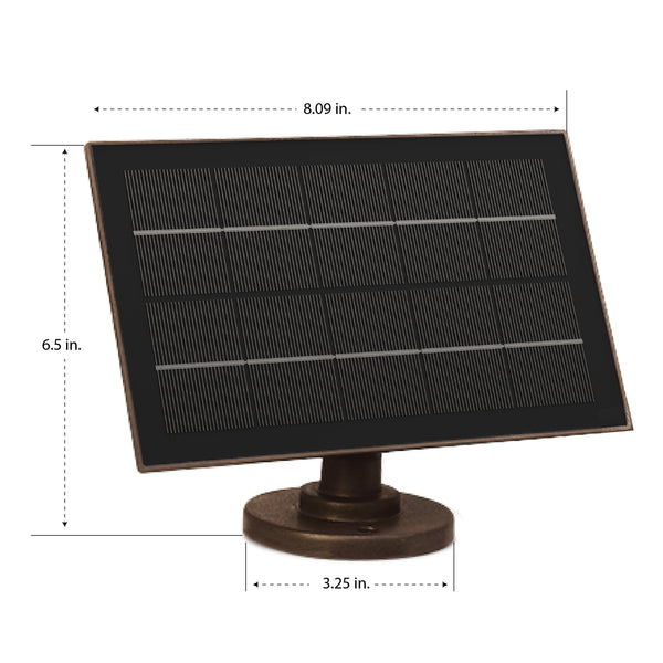 Feit Electric 8 In. Bronze OneSync Landscape High Output LED Solar Spotlight
