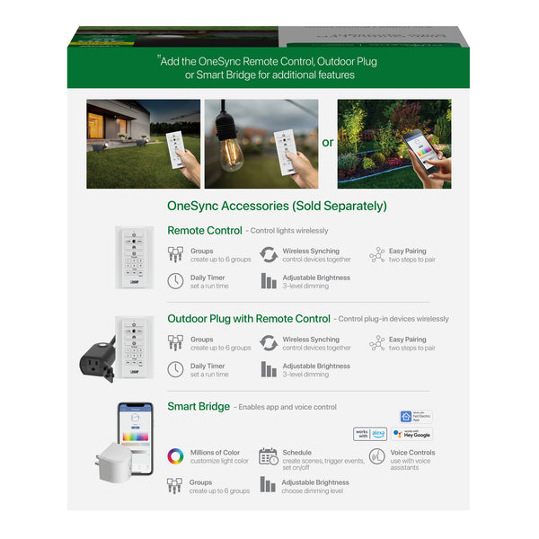 Feit Electric 8 In. Bronze OneSync Landscape High Output LED Solar Spotlight