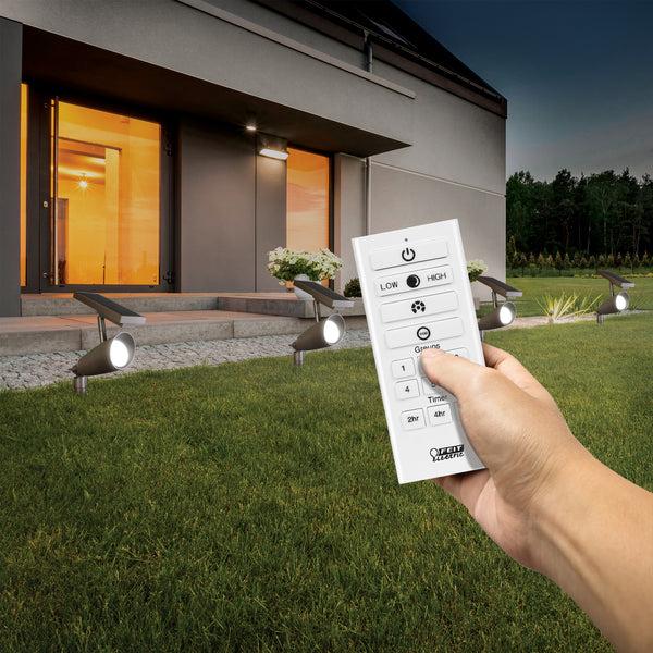 Feit Electric 8 In. OneSync Landscape Bronze Solar Spotlight