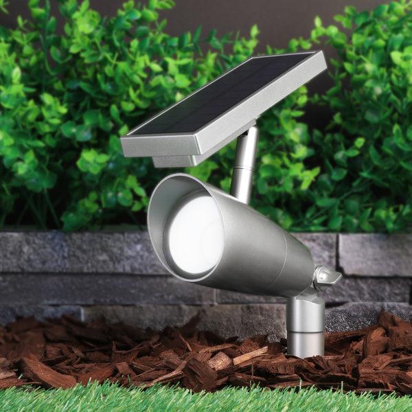 Feit Electric 8 In. OneSync Landscape Nickel Solar Spotlight