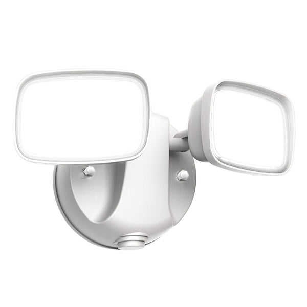 Feit Electric 9 In. 28W Tunable White Smart Dual Head LED Security Flood Light White