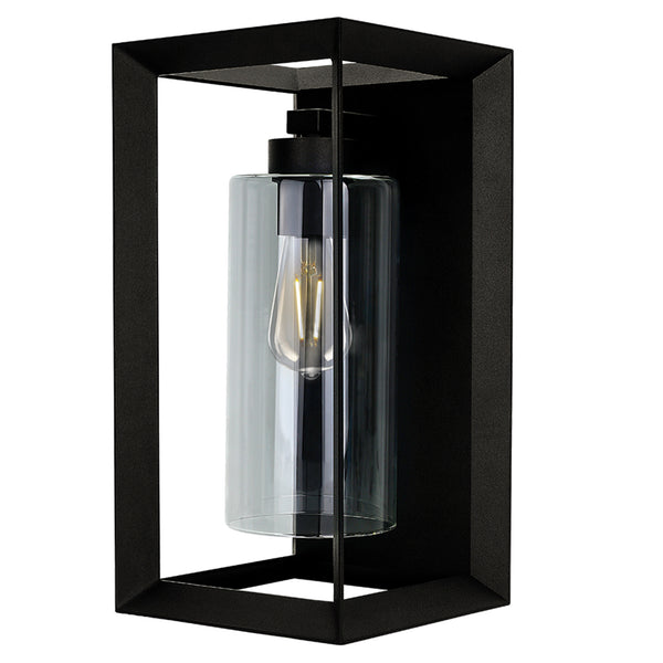 feit electric 14 in. Rectangular LED Lantern Black