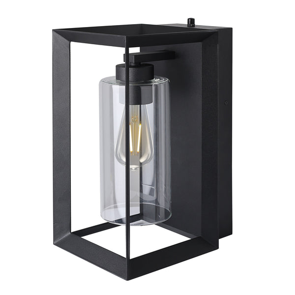 feit electric 14 in. Rectangular LED Lantern Black