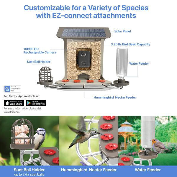 Feit Electric 2.5L Smart Solar Camera Bird Feeder