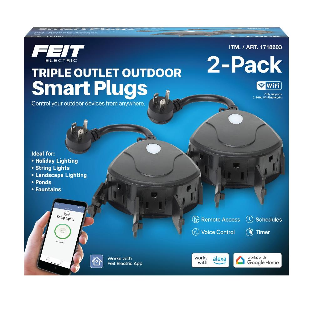 Feit Electric 3 Outlet Smart Outdoor Plug