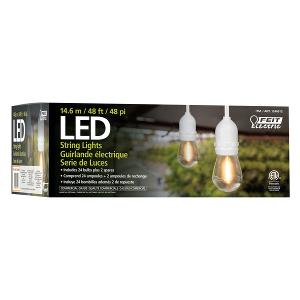 Feit Electric 48 Ft. LED String Lights (2-Pack)