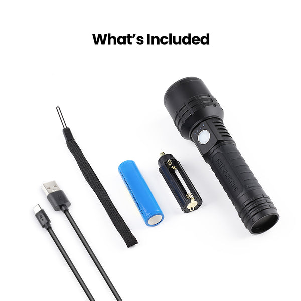 Feit Electric 6.6 In. LED Long Range Flashlight