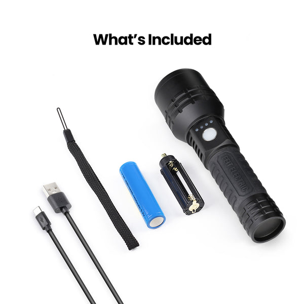 Feit Electric 7.3 In. Long Range LED Flashlight
