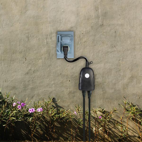 Feit Electric Dual Outlet Outdoor Wi-Fi Smart Plug