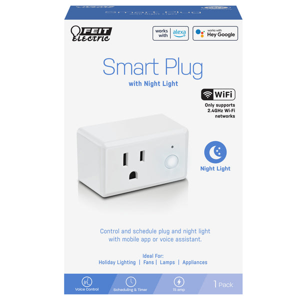 Feit Electric Smart Wi-Fi Plug With Night Light
