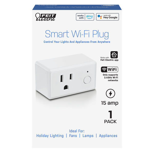 Feit Electric Indoor Smart Wi-Fi Wall Plug Alexa / Google