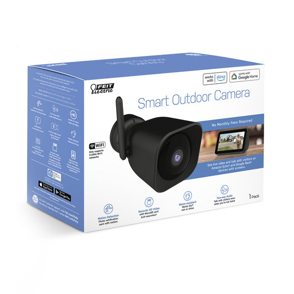 Feit Electric Outdoor Plug-in Wall Mount Smart Wi-Fi Camera