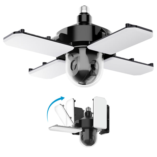 Feit Electric Smart Adjustable Panel Light With Pan And Tilt Camera