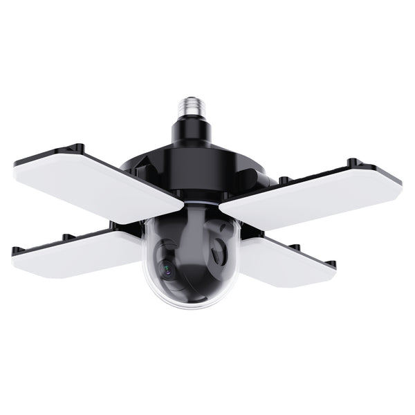 feit electric Smart Adjustable Panel Light With Pan And Tilt Camera