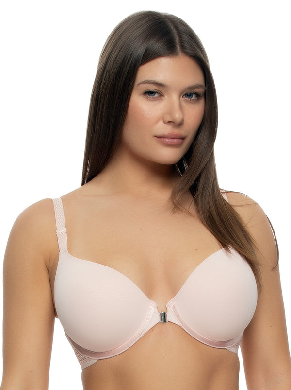 felina Body Soft Back Smoothing Front Close T-Shirt Bra