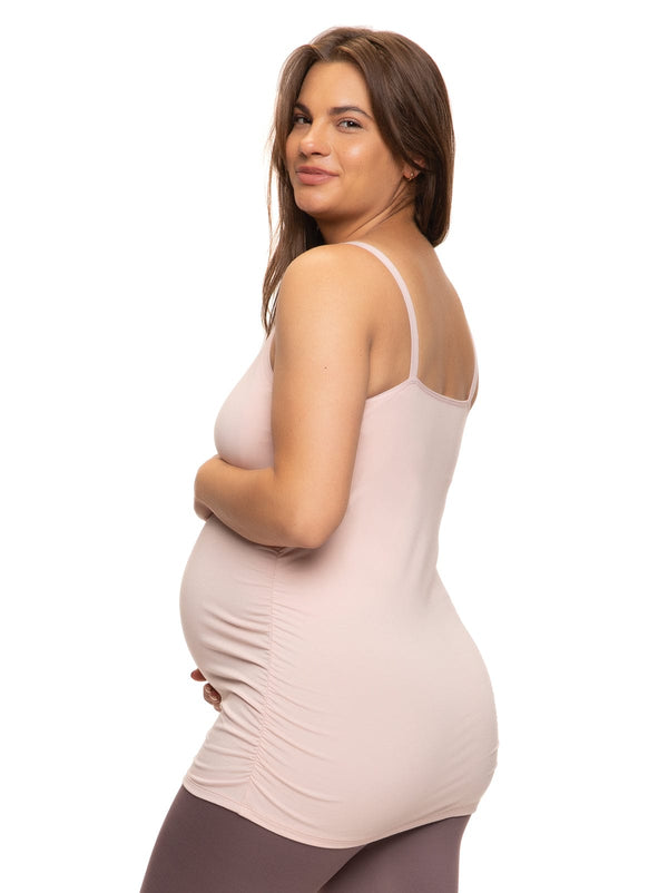 Felina Cotton Modal Maternity Cami With Nursing Clips