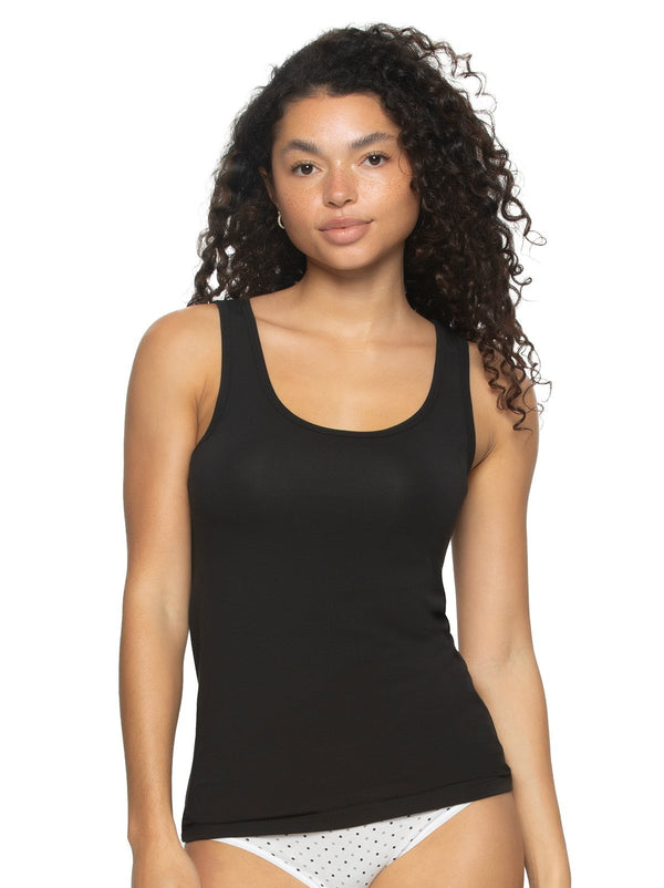 Felina Cotton Modal Stretch Layering Tank Top 2-Pack