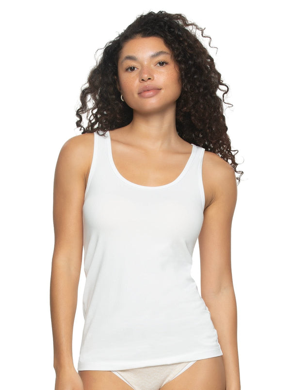 Felina Cotton Modal Stretch Layering Tank Top 2-Pack