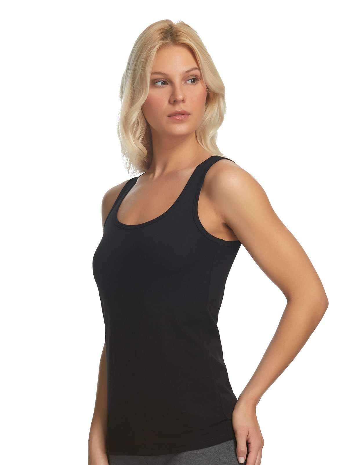 Felina Cotton Modal Stretch Layering Tank Top 3-Pack