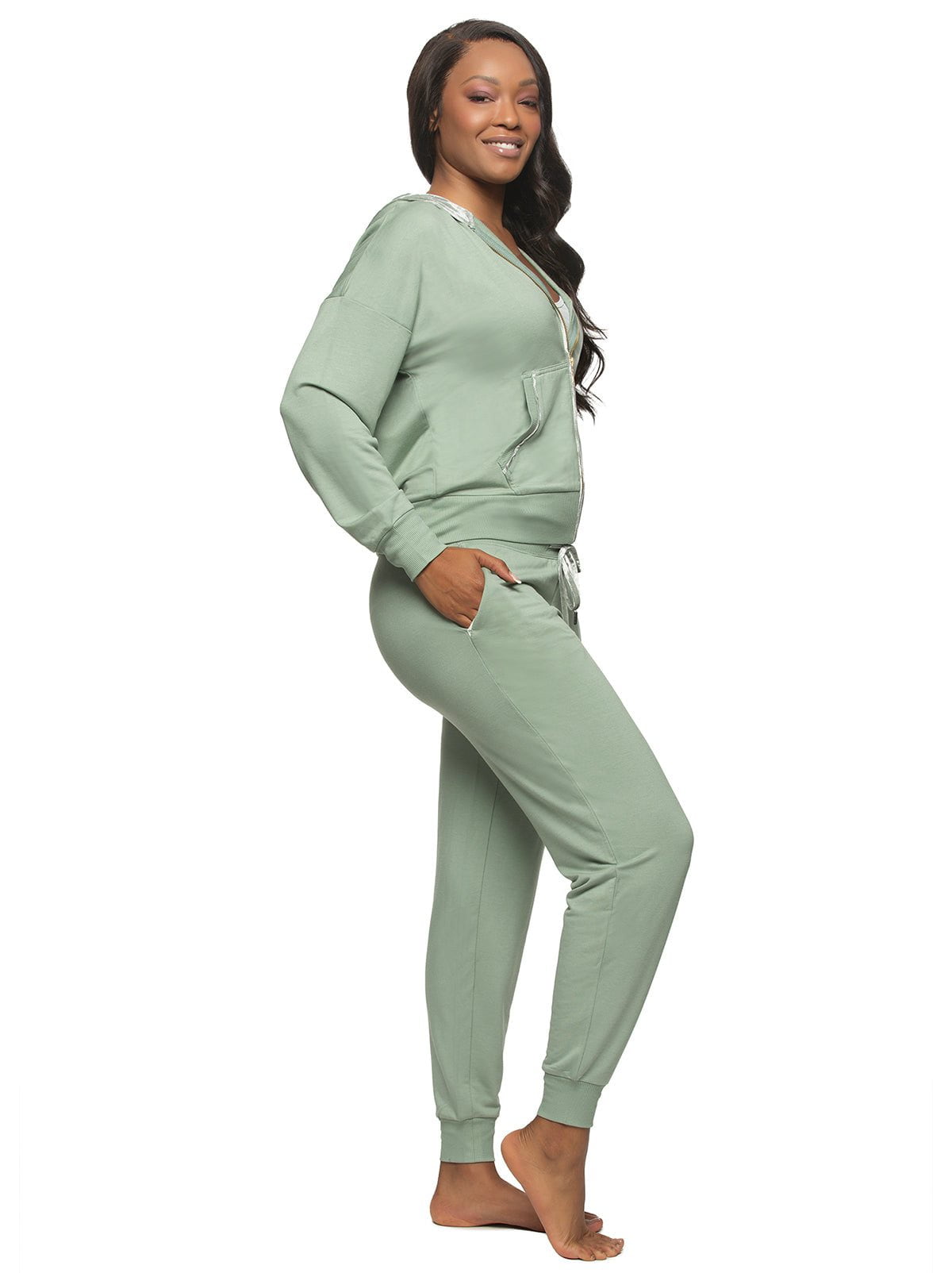 Felina Aria Zip Up & Jogger Set