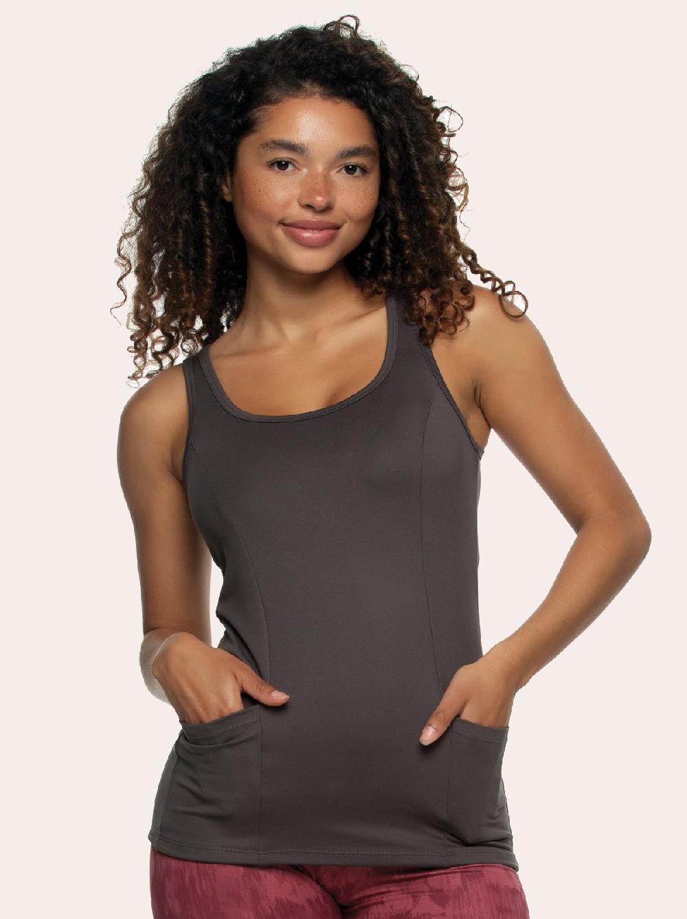 Felina Athletic Tank Top With Pockets