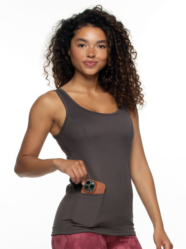 felina Athletic Tank Top with Pockets