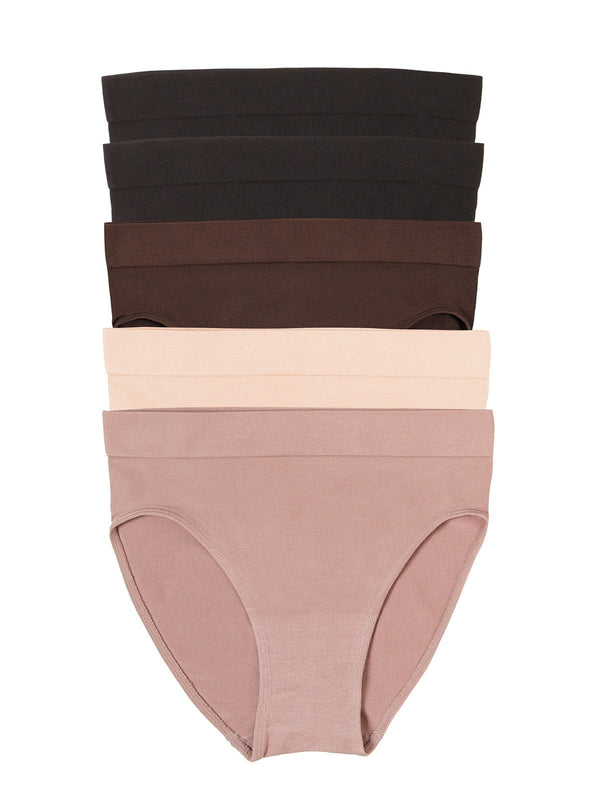 felina Body Smooth Hi Cut Seamless Brief 5-Pack